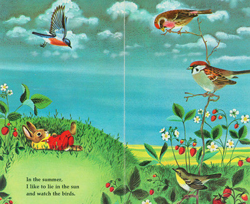 "I Am a Bunny," Ole Risom, Richard Scarry, 1963