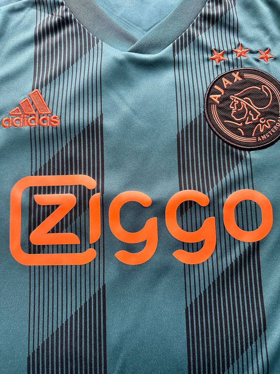 Thumbnail: Ajax 2019 to 2020 away football shirt Adidas Promes 11 authentic Ajax collector kit