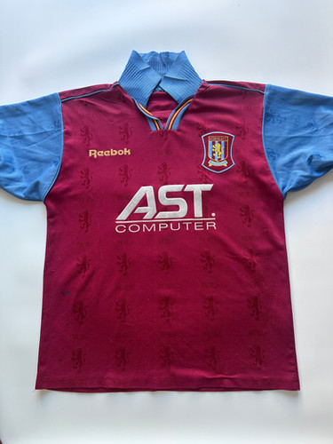 Aston Villa 95/96 Home Shirt – Reebok – Yorke 10 | The Kitdrop