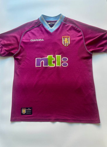 DIADORA 2001-02 Aston Villa ゲームシャツ 2001-02-aston-villa