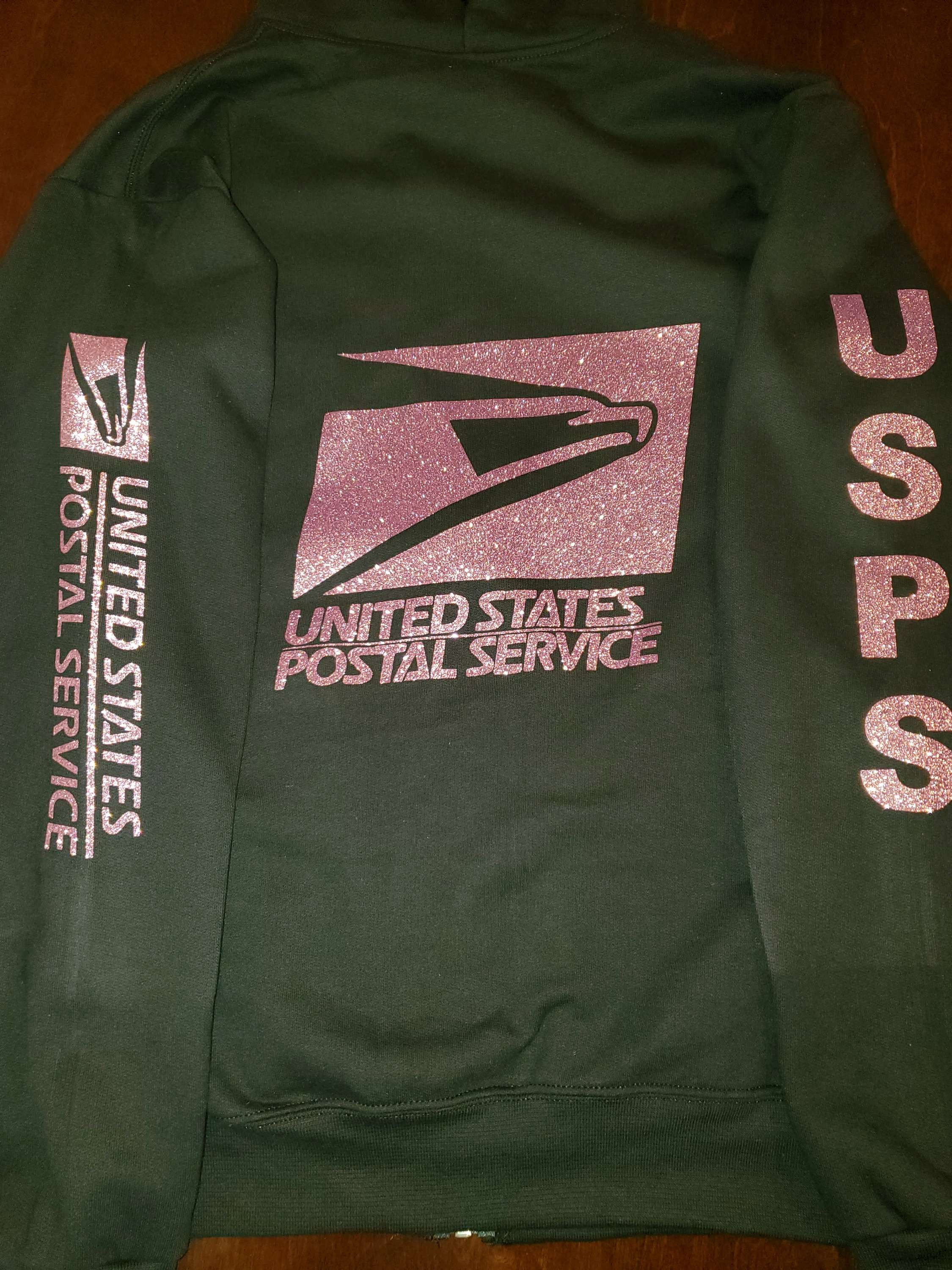 Postal Zip-Up PINK GLITTER