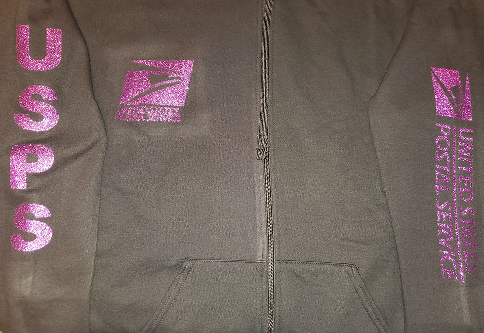 Thumbnail: Postal Zip-Up PURPLE GLITTER