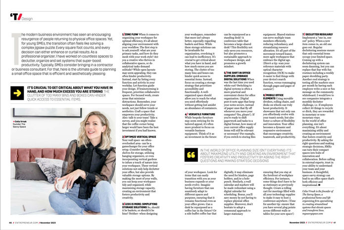 An article in a magazine