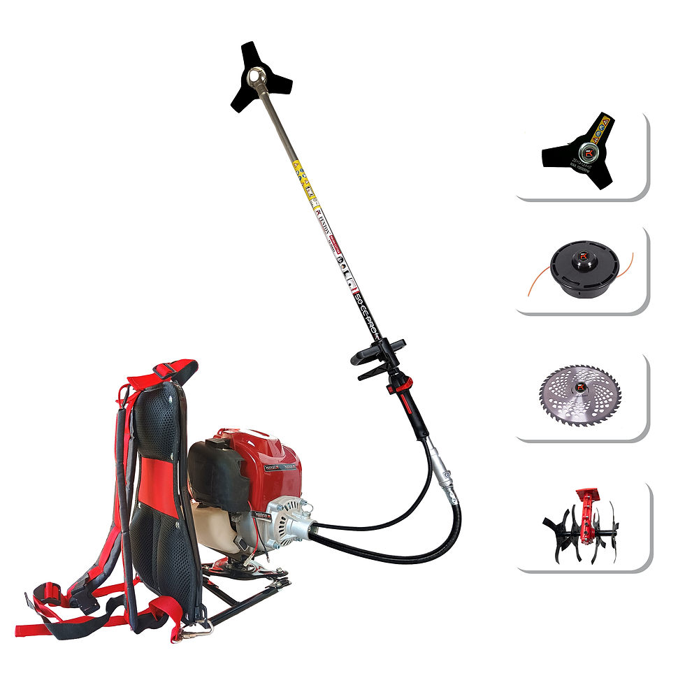 Thumbnail: FENTON Krishi 35CC 4 Stroke Brush Cutter with Tiller