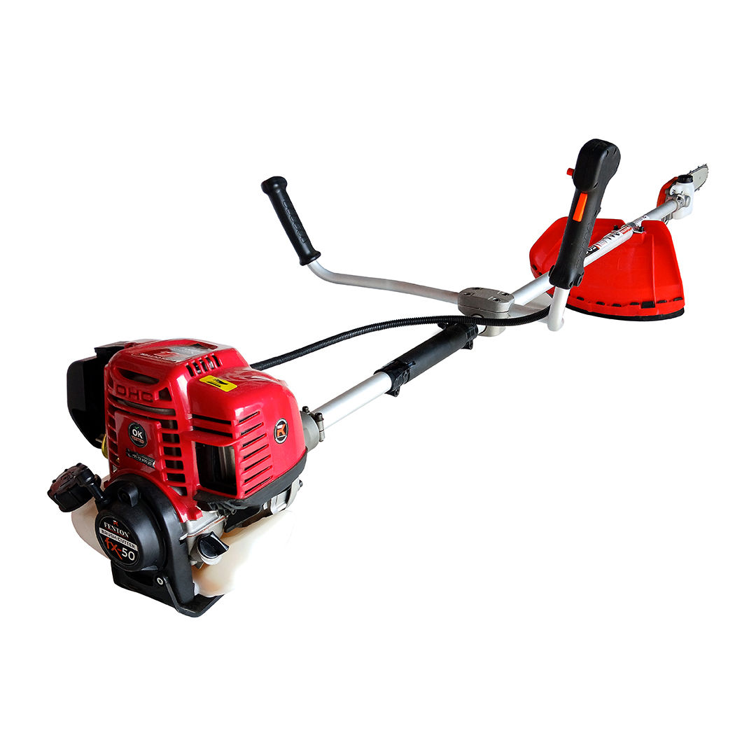 FENTON Krishi 35CC 4 Stroke Side Pack Brush Cutter with Chainsaw Attachment