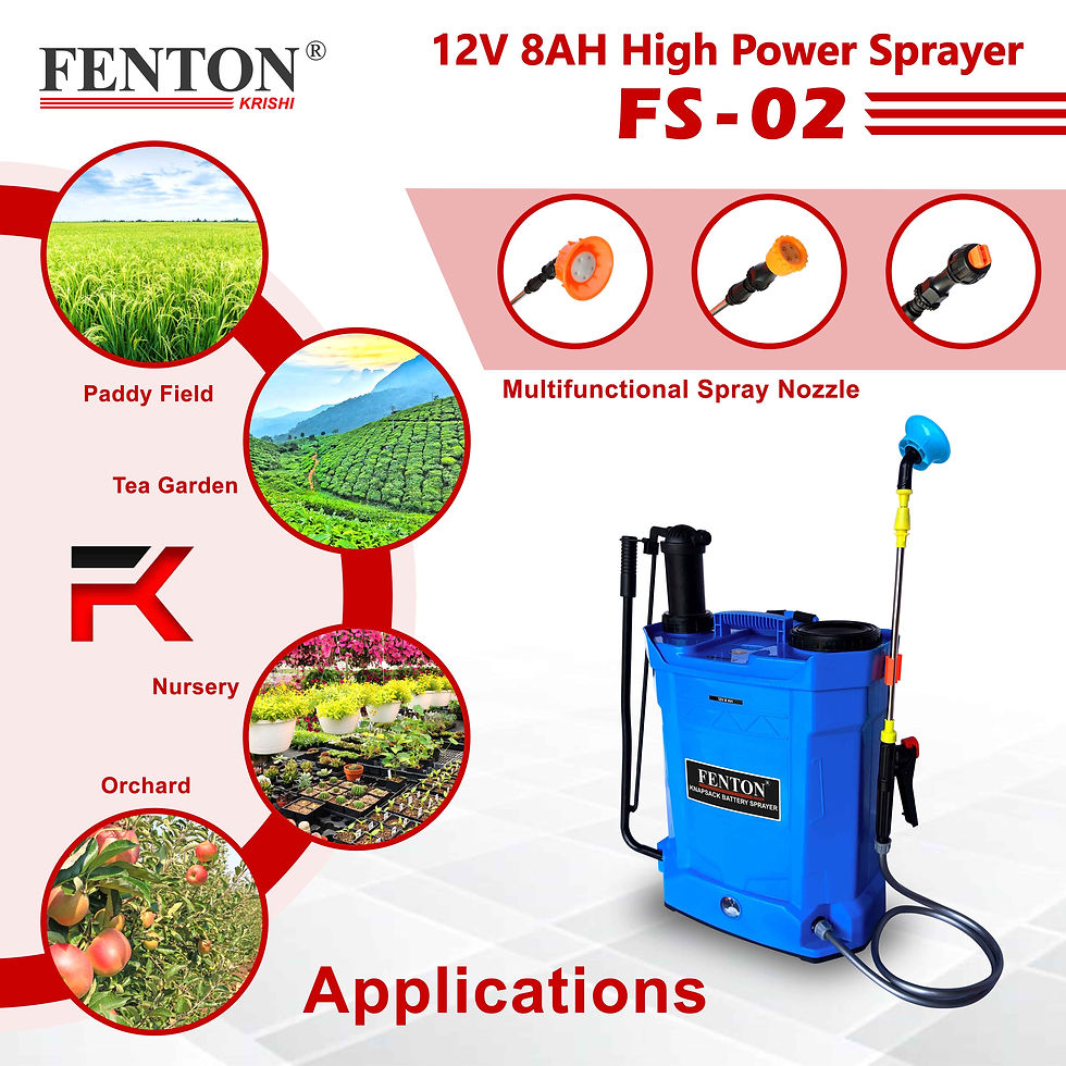 थंबनेल: Fenton Krishi 12V 8AH (2 in 1) Sprayer