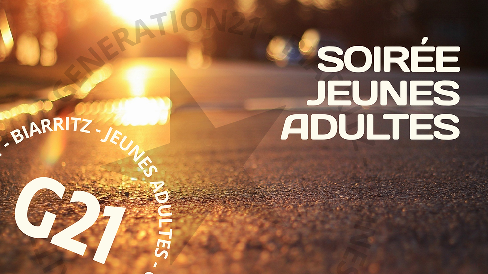 SOIRÉE JEUNES ADULTES