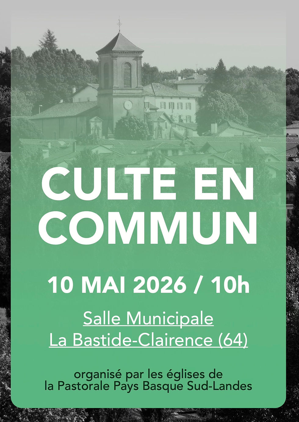 CULTE EN COMMUN /// 10H00