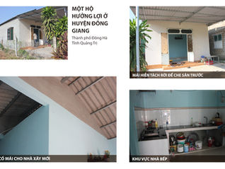 Toàn cảnh về dự án nhân rộng mô hình nhà chống bão tại Quảng Trị, miền Trung Việt Nam