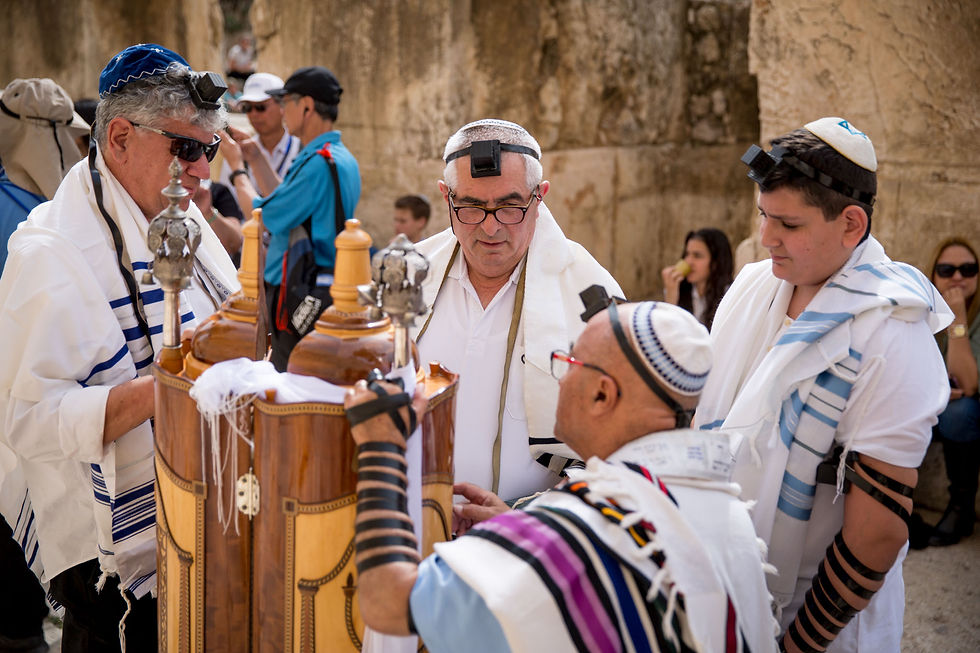 Bar Mitzvah ceremony at the Western Wall