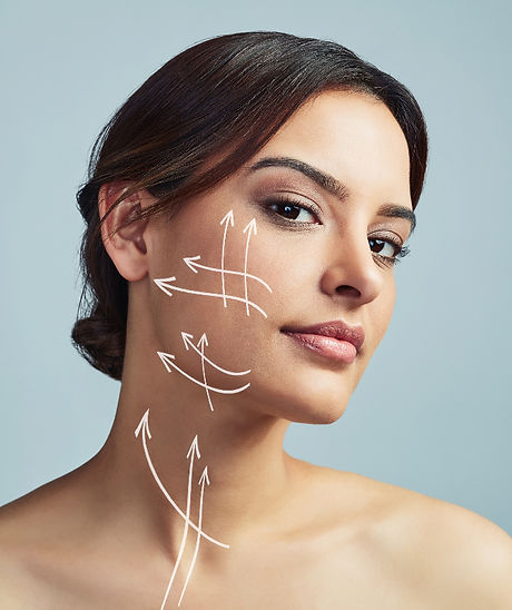 portrait-woman-skincare-with-arrow-plastic-surgery-studio-facial-treatment-beauty-filler-c