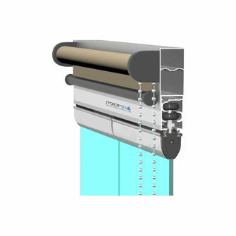 מערכת זכוכית לסגירת מרפסת, הדמיה, חלק עליון