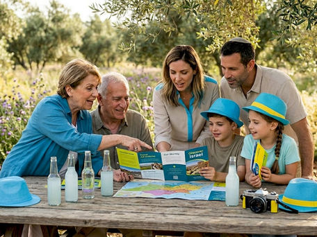 Multi-generational family planning travel in Israel