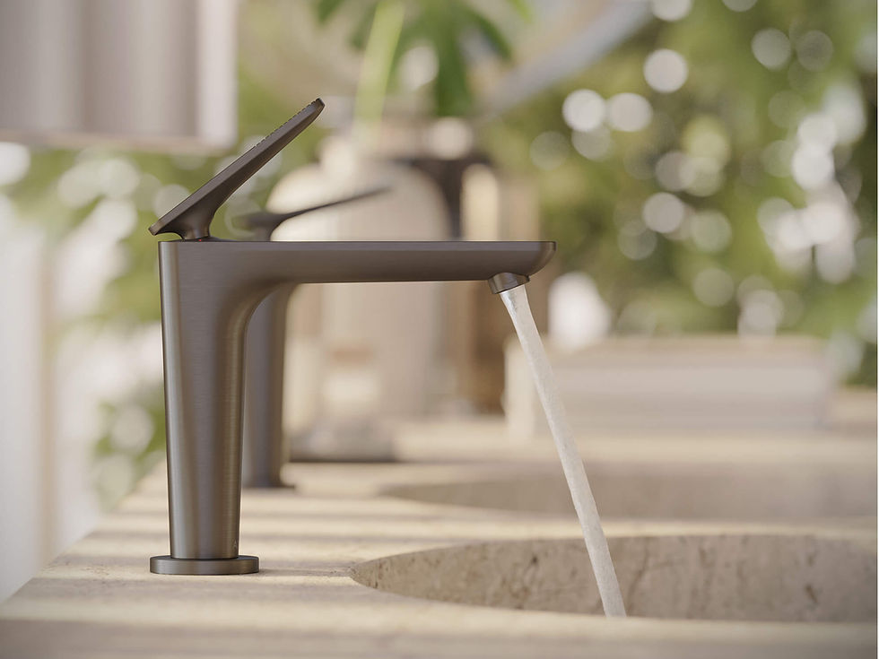 Modern Antonio Citterio C Range faucet with running water