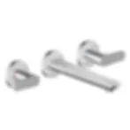 AXOR Citterio C Range 3 hole wall-mounted tap by Antonio Citterio. AXOR by Flow.
