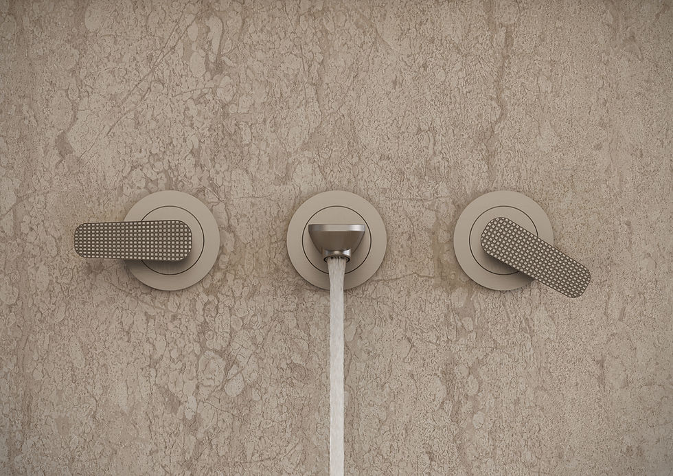 Citterio C Range fixtures designed by Antonio Citterio. AXOR by Flow.