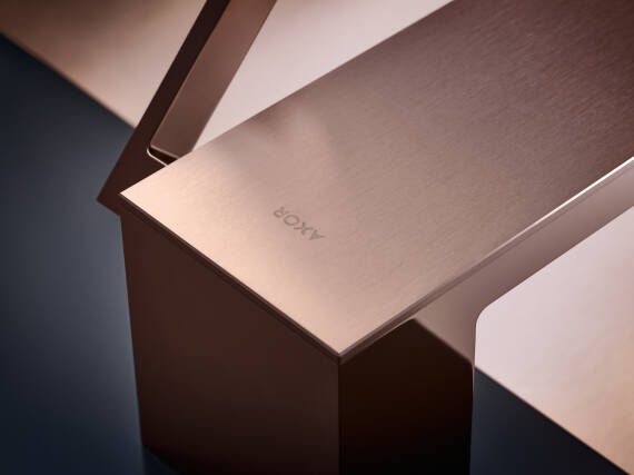 Close-up of AXOR MyEdition luxury German made tapware.