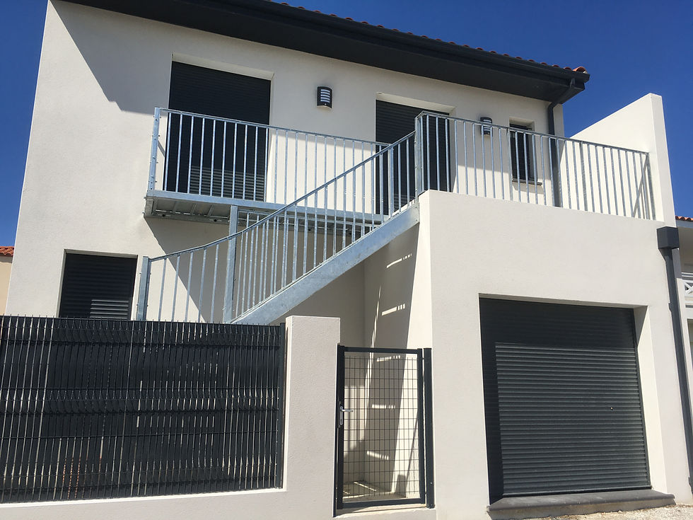 Façade de la villa