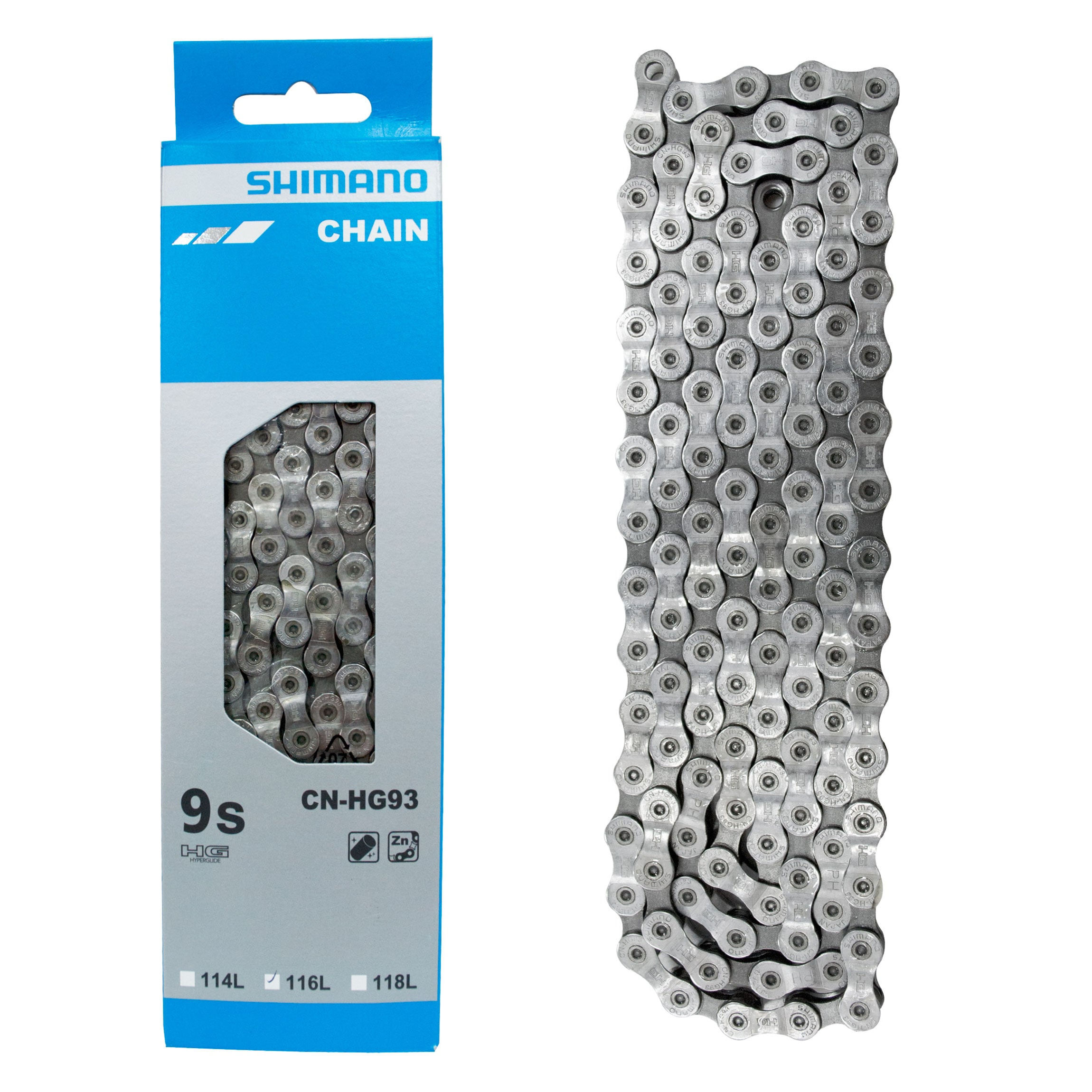Shimano CN-HG93 9 gíra keðja 116 hlekkir