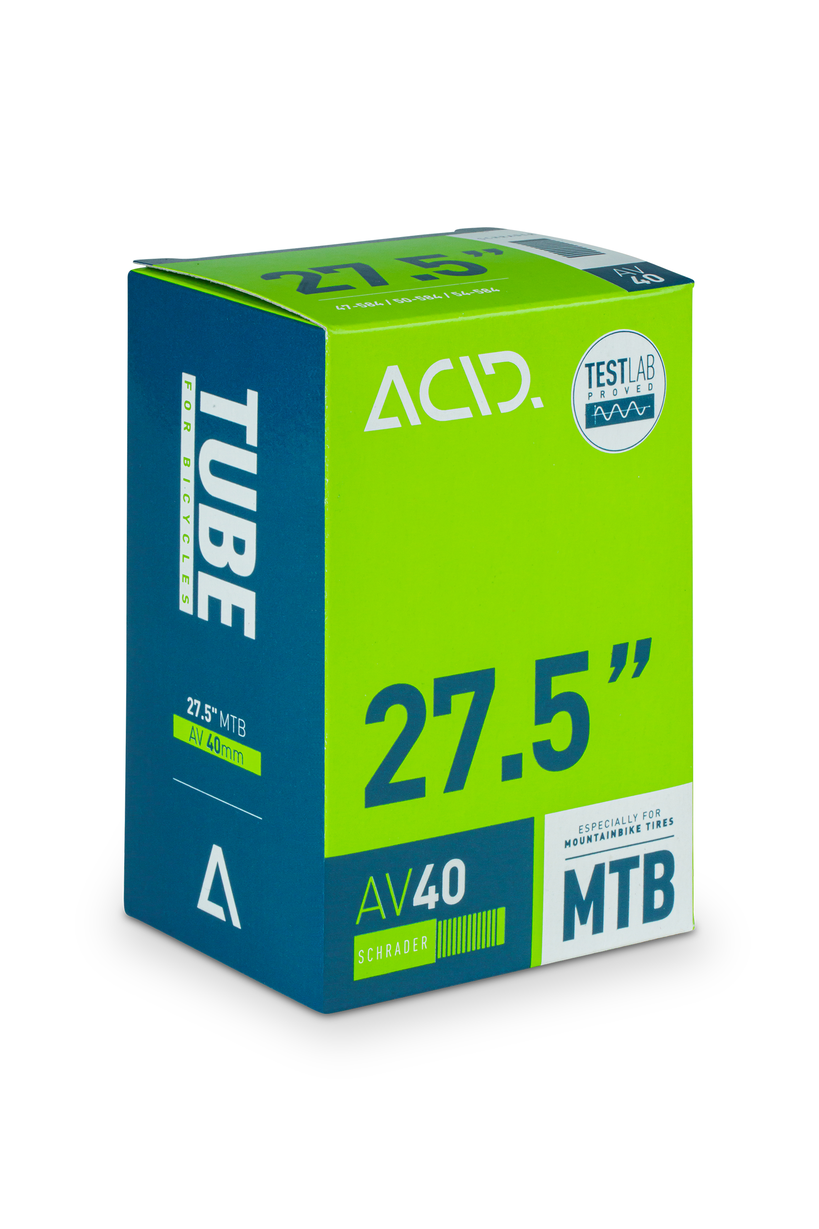 ACID 27,5 tommu MTB slanga Schrader 40 mm 47/57-584