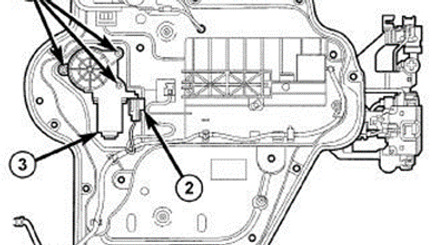 Door Power Window Regulator (Front) Explanation