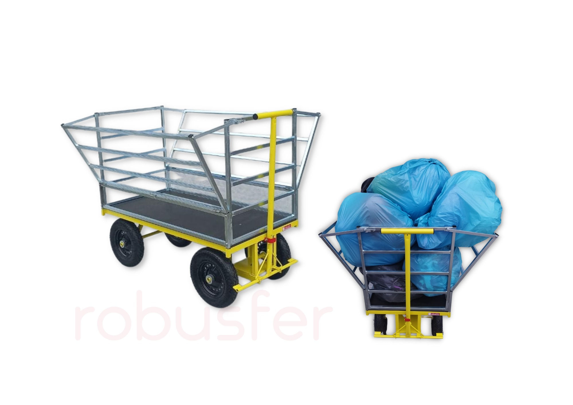 CPT-GDE 500 CARRINHO PLATAFORMA COM GRADE EXPANSORA