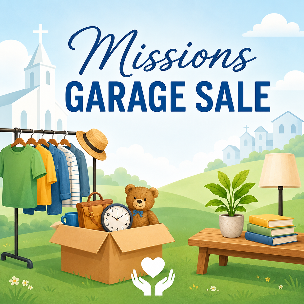 Missions Garage Sale