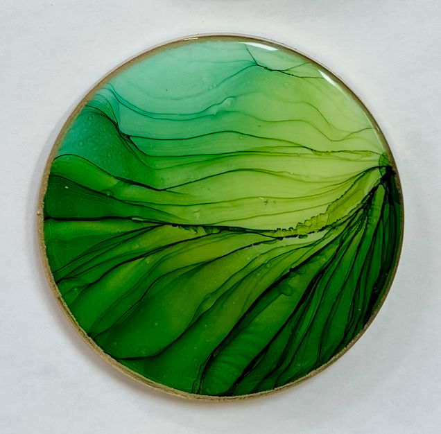 Coasters Mid-Tone Greens