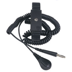 Metal adjustable expansion wrist strap with 6ft coiled cord