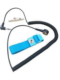 Adjustable fabric wrist strap