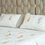 Thumbnail: Leaf Print Luxury Bed Cover
