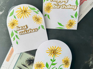 Create it 3 ways - Feb 2024 - Spring floral birthday cards using my Thankful For You stamp set