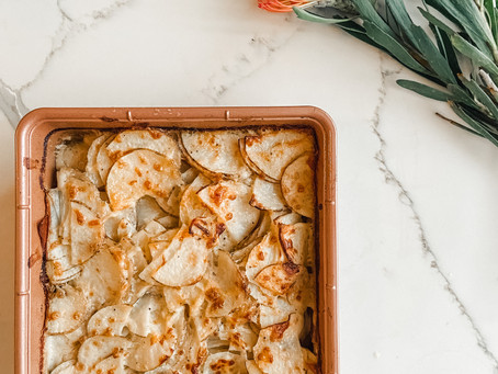 Scalloped Potatoes (almost dairy free)