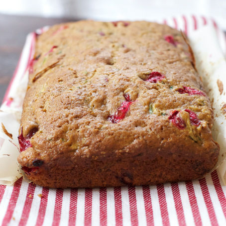 Holiday Zucchini-Cranberry Bread(gf) 