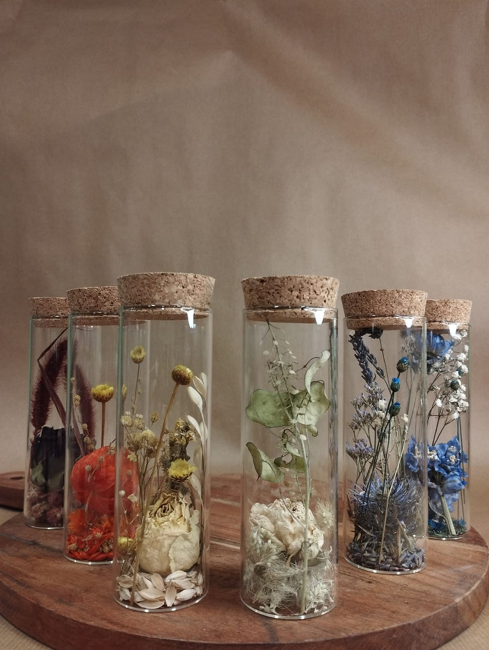 Miniature : Bouteille Fleurs Séchées