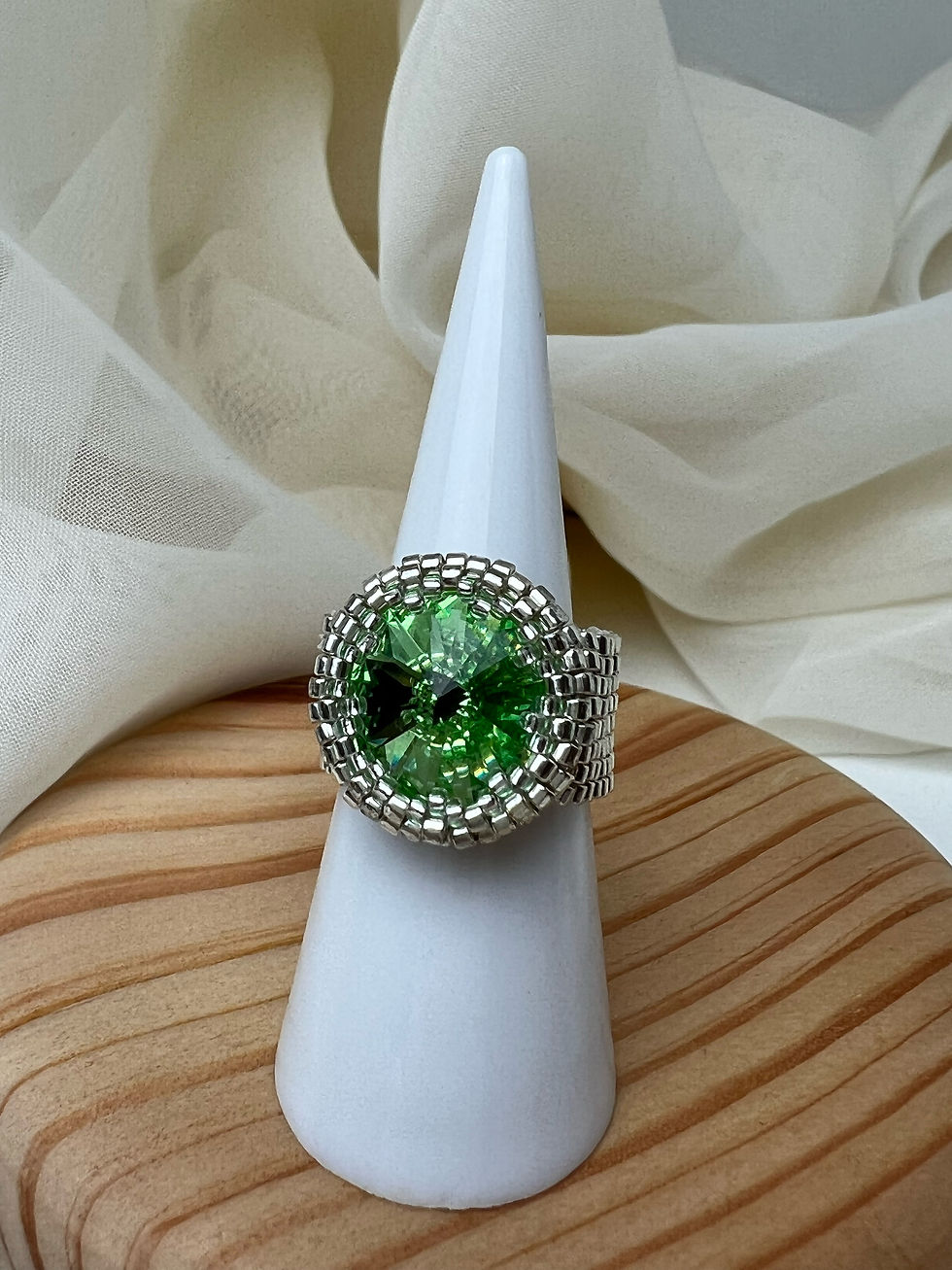 Miniatura: Anello Iceland Peridot