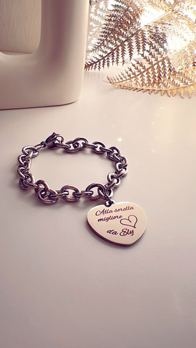 Un Bracciale Composable® Con Una Frase Incisa - Foto 12