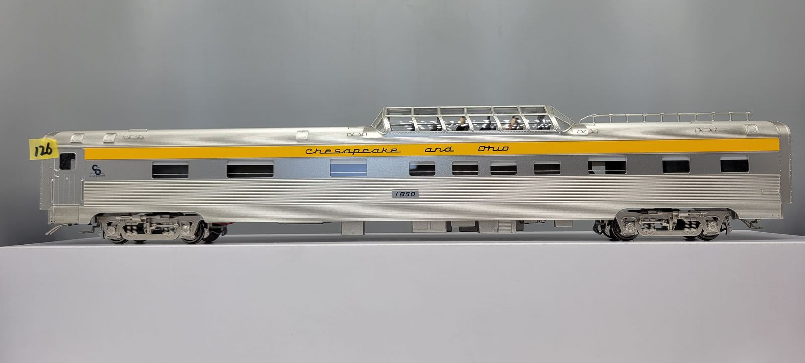 Golden Gate Depot 3 Rail Chessie Dome Coach