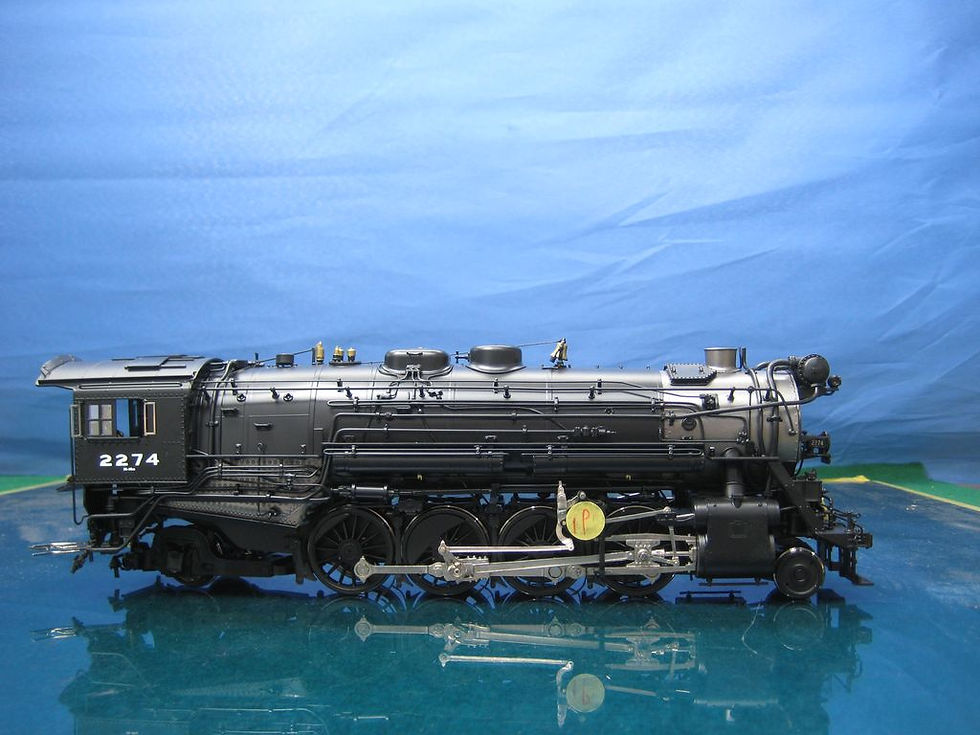 Thumbnail: Sunset Models 3rd Rail Brass 2 Rail New York Central H-10a 2-8-2 Mikado #2274