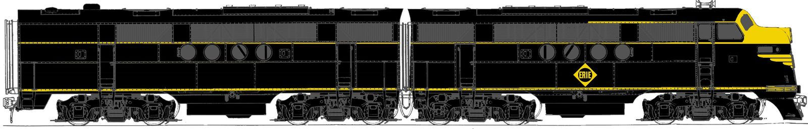 Sunset Models 3rd Rail EMC/EMD FT A&B ERIE