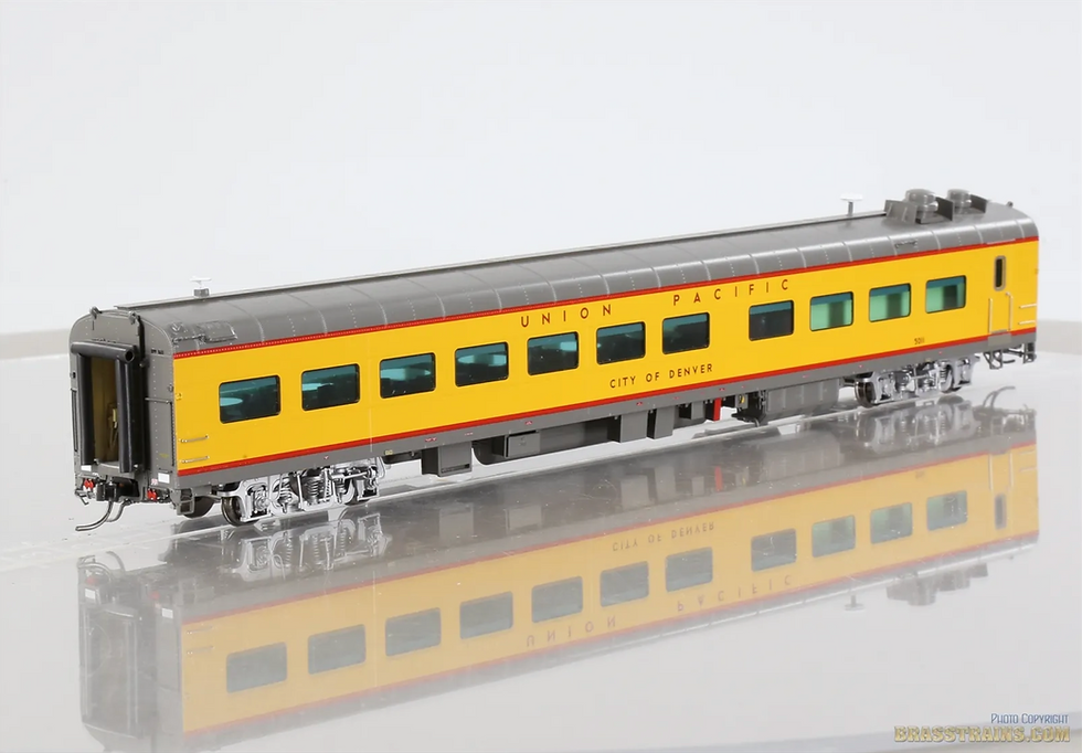 Thumbnail: Golden Gate Depot Union Pacific Heritage Fleet Passenger Car Set in O Scale