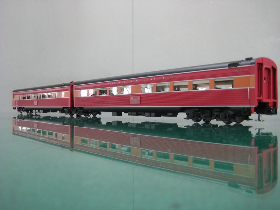 Thumbnail: Golden Gate Depot 2 Rail Southern Pacific Daylight Articulated Chair Cars 1st
