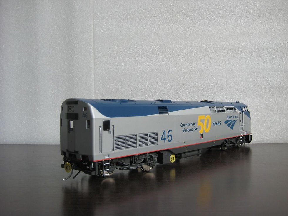 Thumbnail: Sunset Models 3rd Rail 2 Rail GE P-42 Amtrak Day 1 50th Anniversary