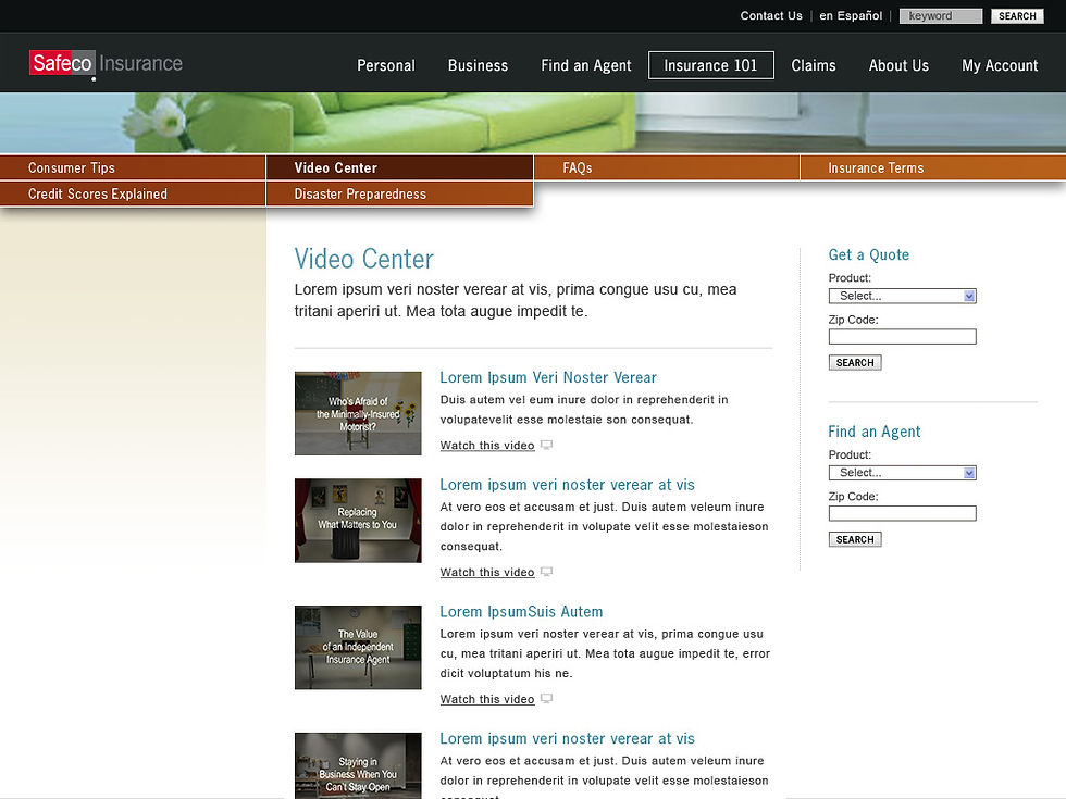 Safeco Video Center