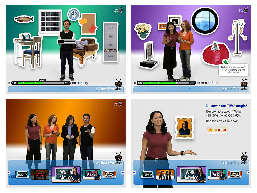 TiVo Video Stills Collage