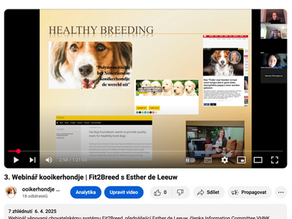 Třetí webinář s Esther de Leeuw o systému Fit2Breed