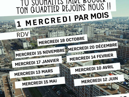 LES RENDEZ-VOUS TABLE DE QUARTIERUn mercredi par mois