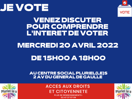 Un petit temps pour comprendre la nécessité de voter !