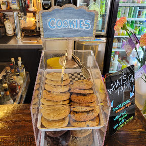 freshly baked cookies on the counter at TACOcentric Kentville
