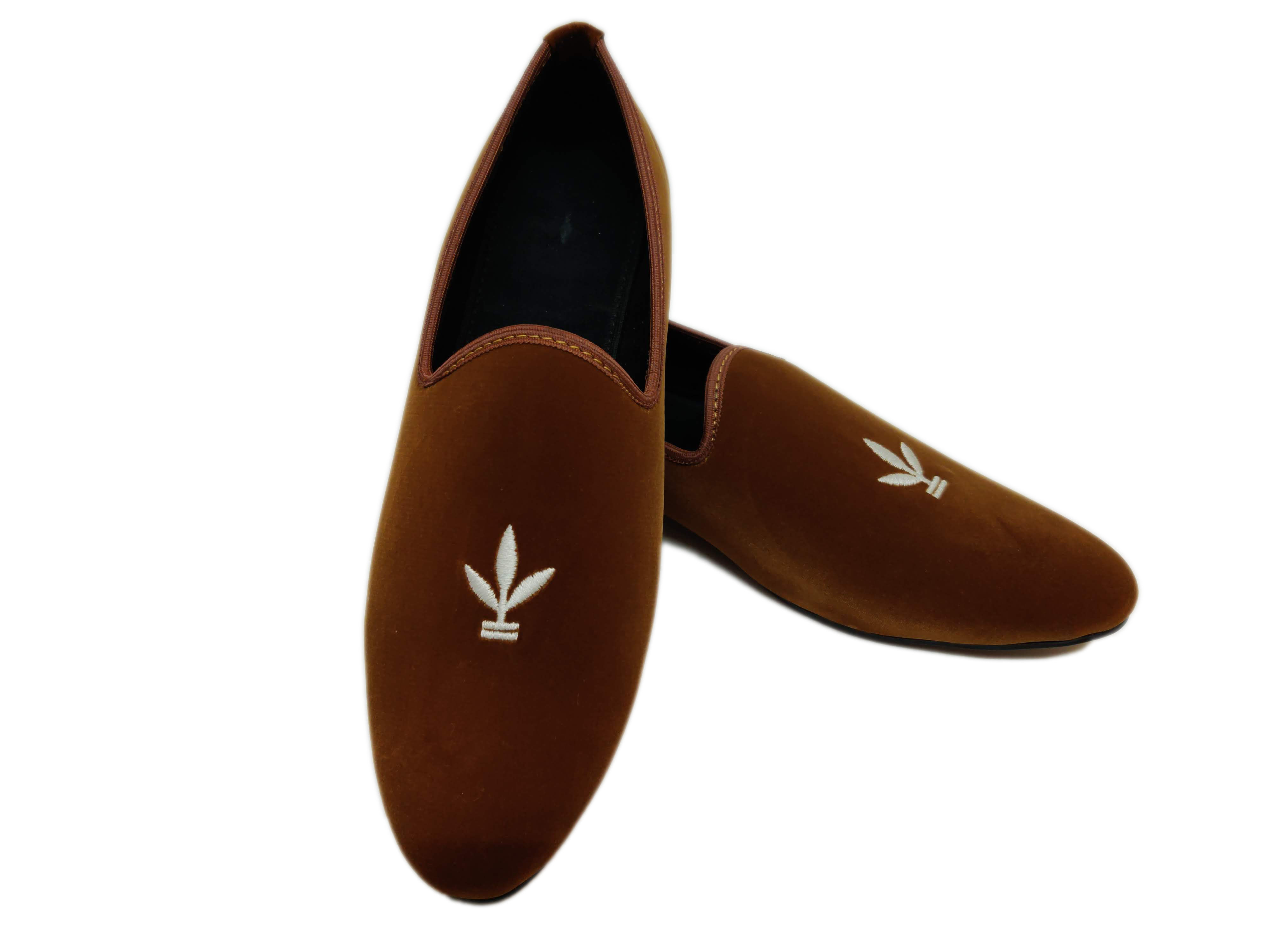 Casual Shoes Tan Color Velvet Loafers for Men & Boys UK 7-UK 10 (5001)